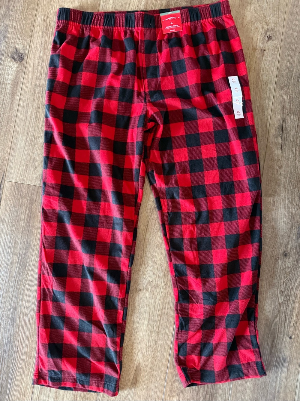 Kids Red and Black Buffalo Plaid Pajama Pants - Cozy Sleepwear